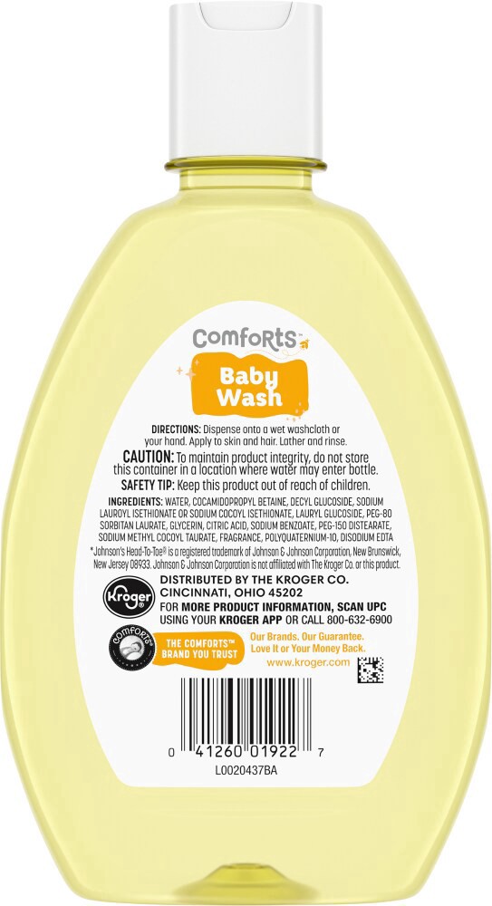 slide 2 of 2, Comforts Baby Wash, 13.6 fl oz