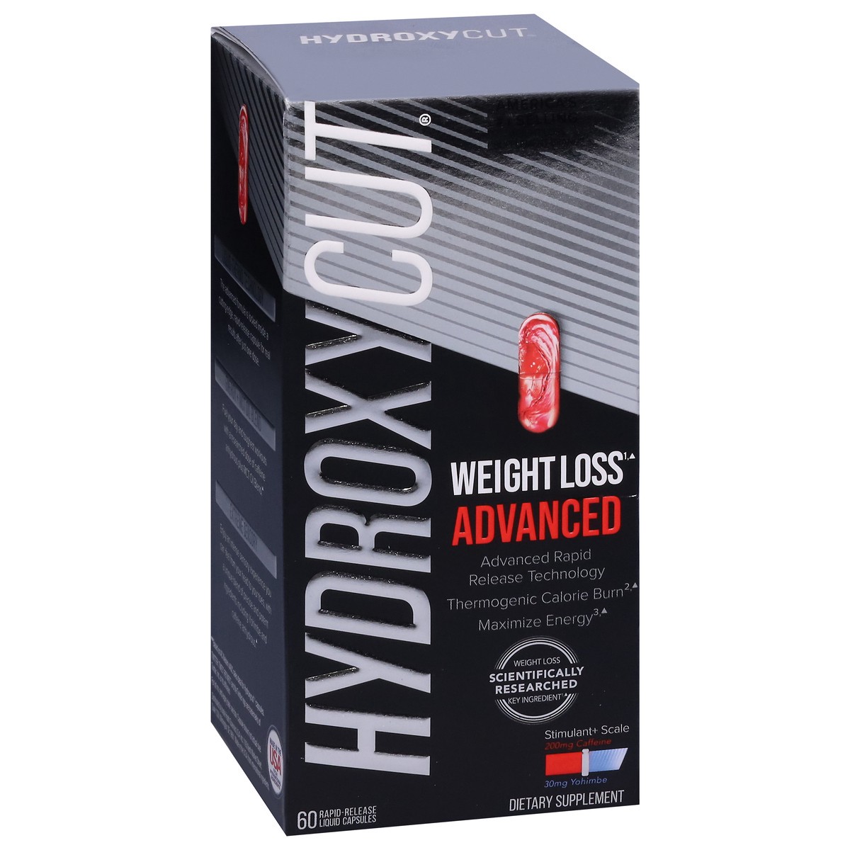 slide 6 of 9, Hydroxycut Black Intense Weight Loss, 60 ct