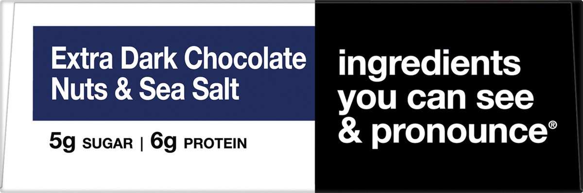 slide 6 of 9, KIND Nut Bars, Extra Dark Chocolate Nuts & Sea Salt, 1.4 oz, 6 Count, 6 ct