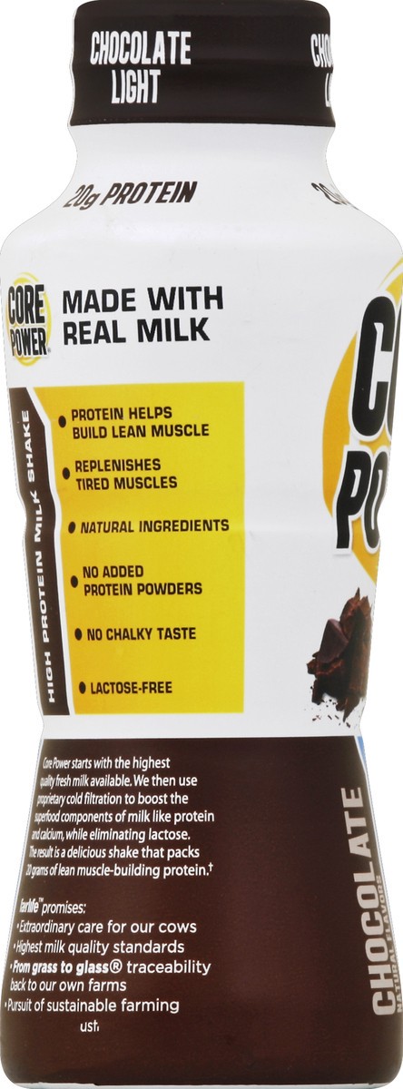 slide 4 of 4, Core Power Chocolate Light Protein Drink, 11.5 fl oz