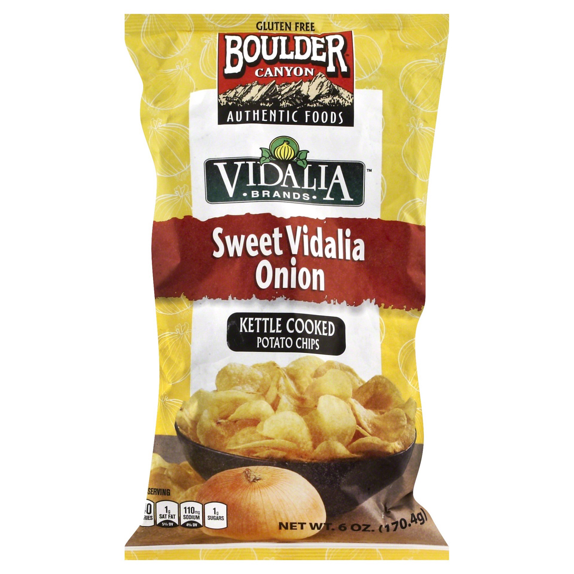 slide 1 of 5, Boulder Canyon Vidalia Onion Kettle Chips, 6 oz