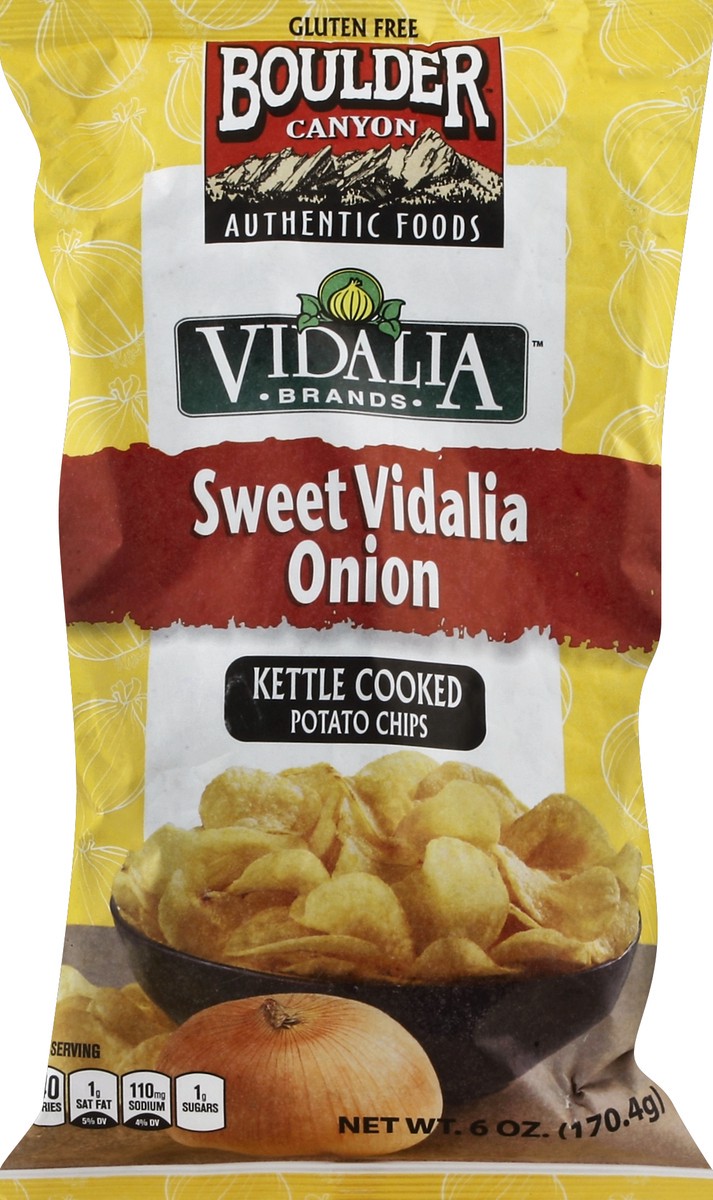 slide 4 of 5, Boulder Canyon Vidalia Onion Kettle Chips, 6 oz