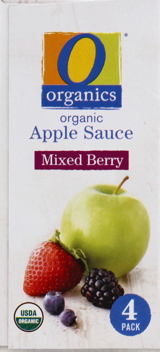 slide 13 of 13, Organics Apple Sauce 4 ea, 4 ct