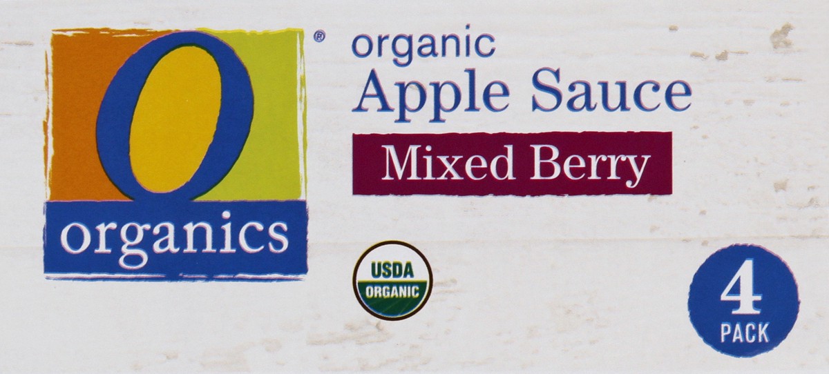 slide 5 of 13, Organics Apple Sauce 4 ea, 4 ct