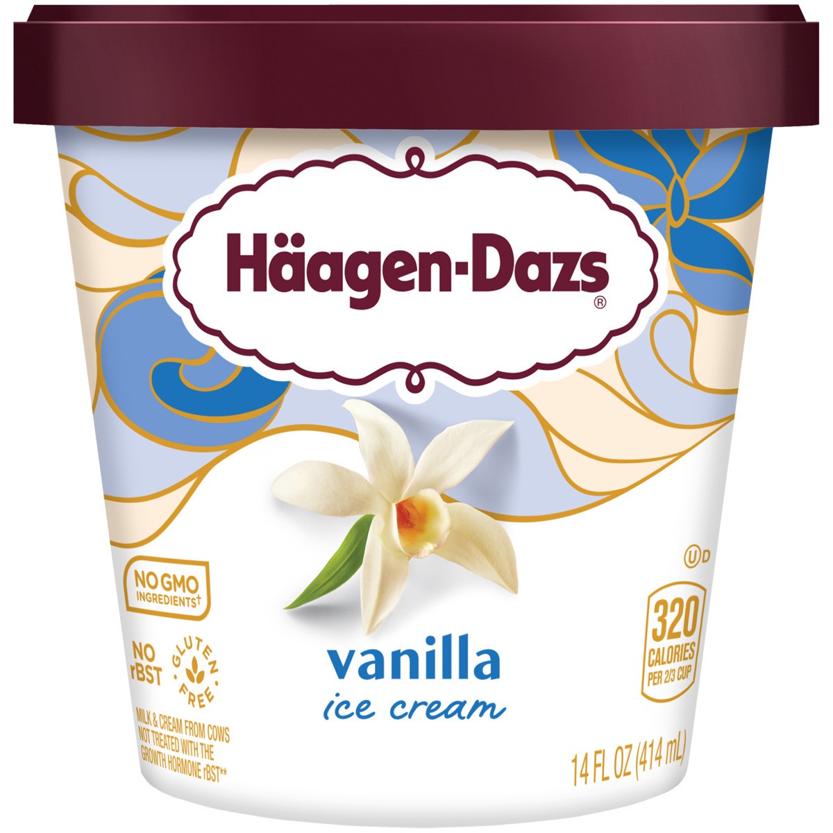 slide 1 of 9, Häagen-Dazs Ice Cream, 14 fl oz