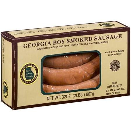slide 1 of 1, Georgia Boy Smoked Sausage, 32 oz