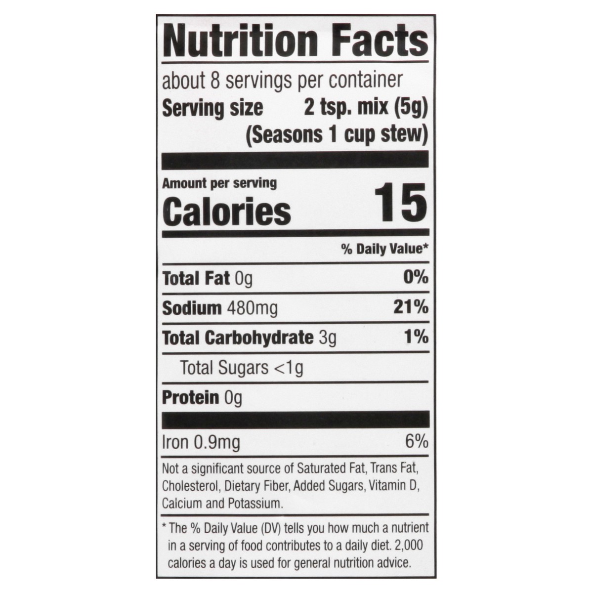 slide 10 of 10, McCormick Beef Stew Seasoning Mix, 1.37 oz