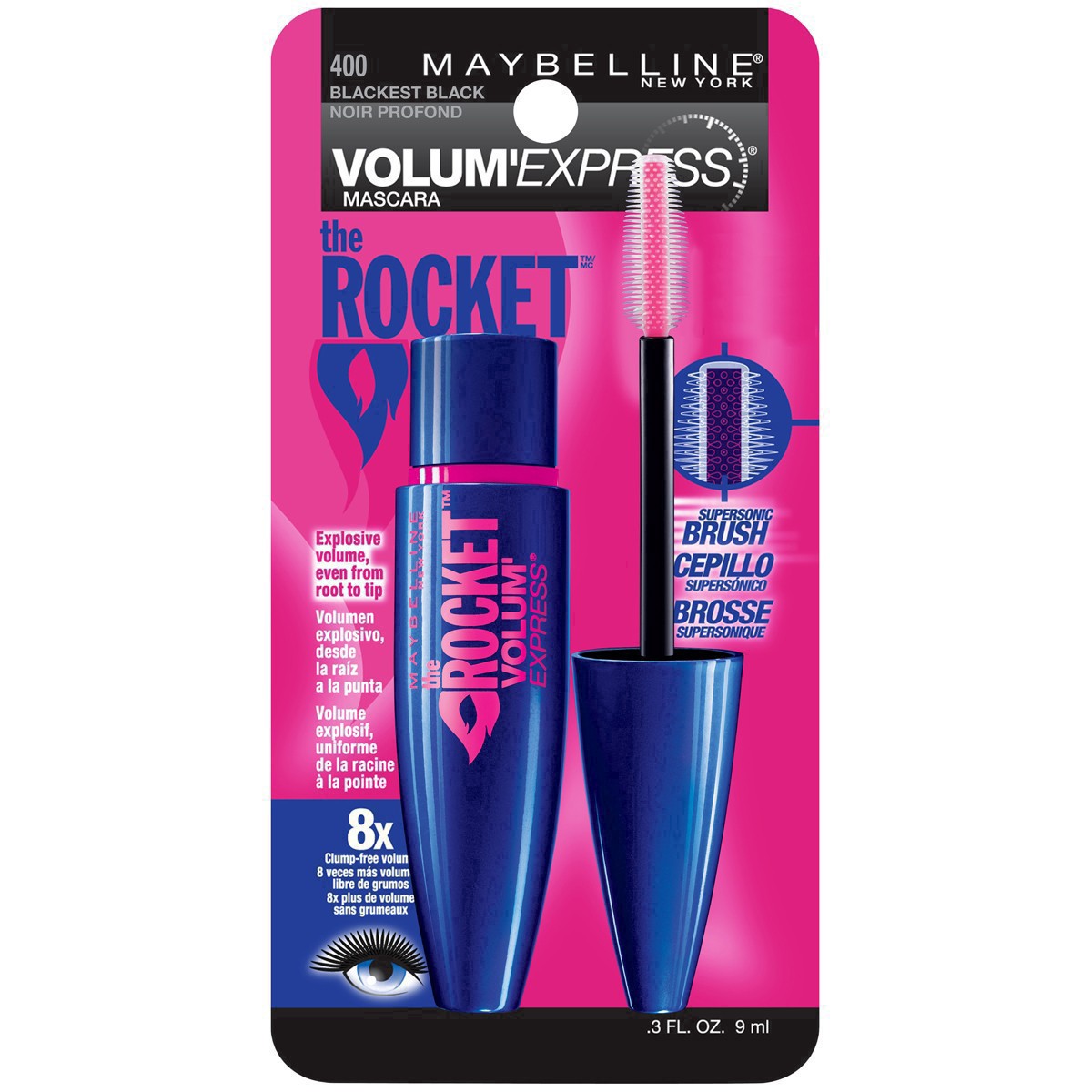 slide 13 of 33, Maybelline Volum' Express The Rocket Mascara - 402 Brownish Black - 0.3 fl oz, 0.3 fl oz