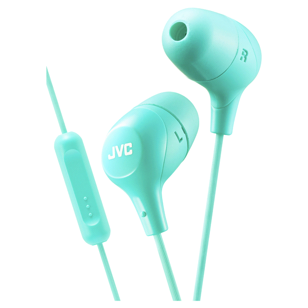 slide 1 of 2, JVC Marshmallow Headphones, Green, 1 ct