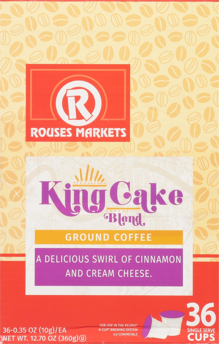 slide 5 of 9, Rouses Markets Ground King Cake Blend Coffee - 36 ct, 36 ct