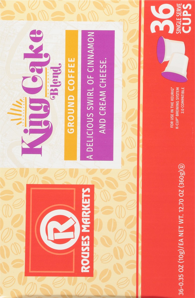 slide 2 of 9, Rouses Markets Ground King Cake Blend Coffee - 36 ct, 36 ct