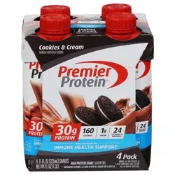 Premier Protein Nutritional Shake - Cookies & Cream - 11 fl oz/4pk