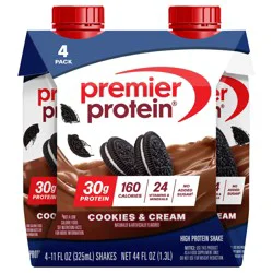 Premier Protein 4 Pack Cookies & Cream Protein Shake 4 ea