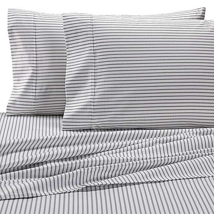 slide 1 of 1, Wamsutta PimaCott Stripe 625-Thread-Count Standard Pillowcase Set, 1 ct