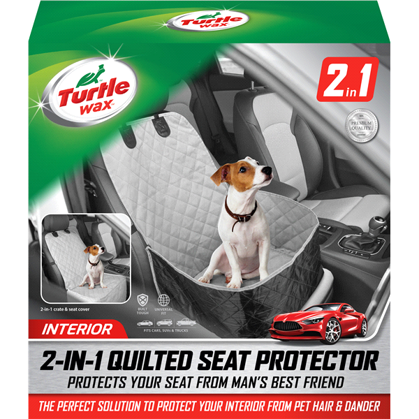 slide 1 of 1, Turtle Wax | 2-in-1 Front Seat Pet Protector & Crate, 1 ct