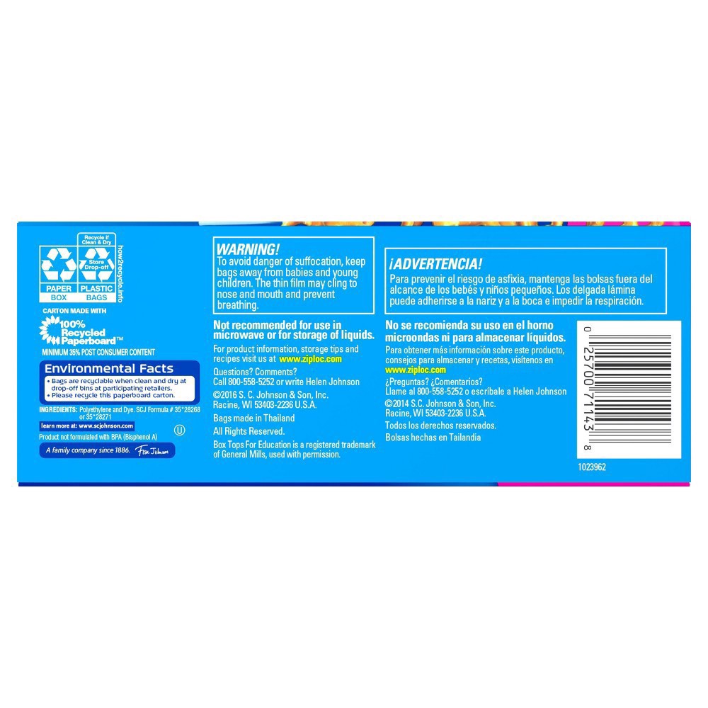 slide 8 of 9, Ziploc Snack Bags with EasyGuide™ Texture, 90 Count, 90 ct