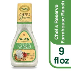 Ken's Steak House Chef's Reserve Farmhouse Ranch with Buttermilk Dressing 9 fl oz