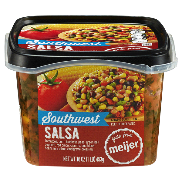 slide 1 of 1, Meijer Southwest Salsa, 1 lb