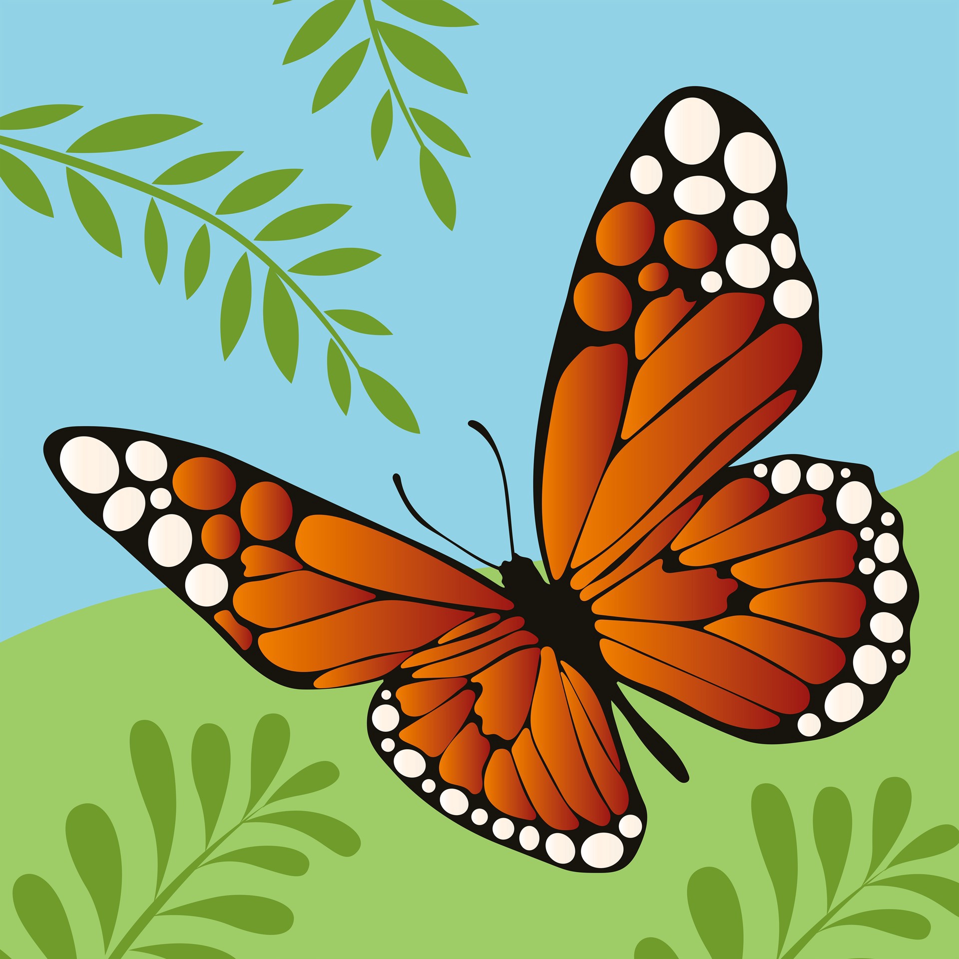 slide 8 of 8, Butterflies Mini Canvas Painting Kit By Craft Smart, 4 in x 4 in