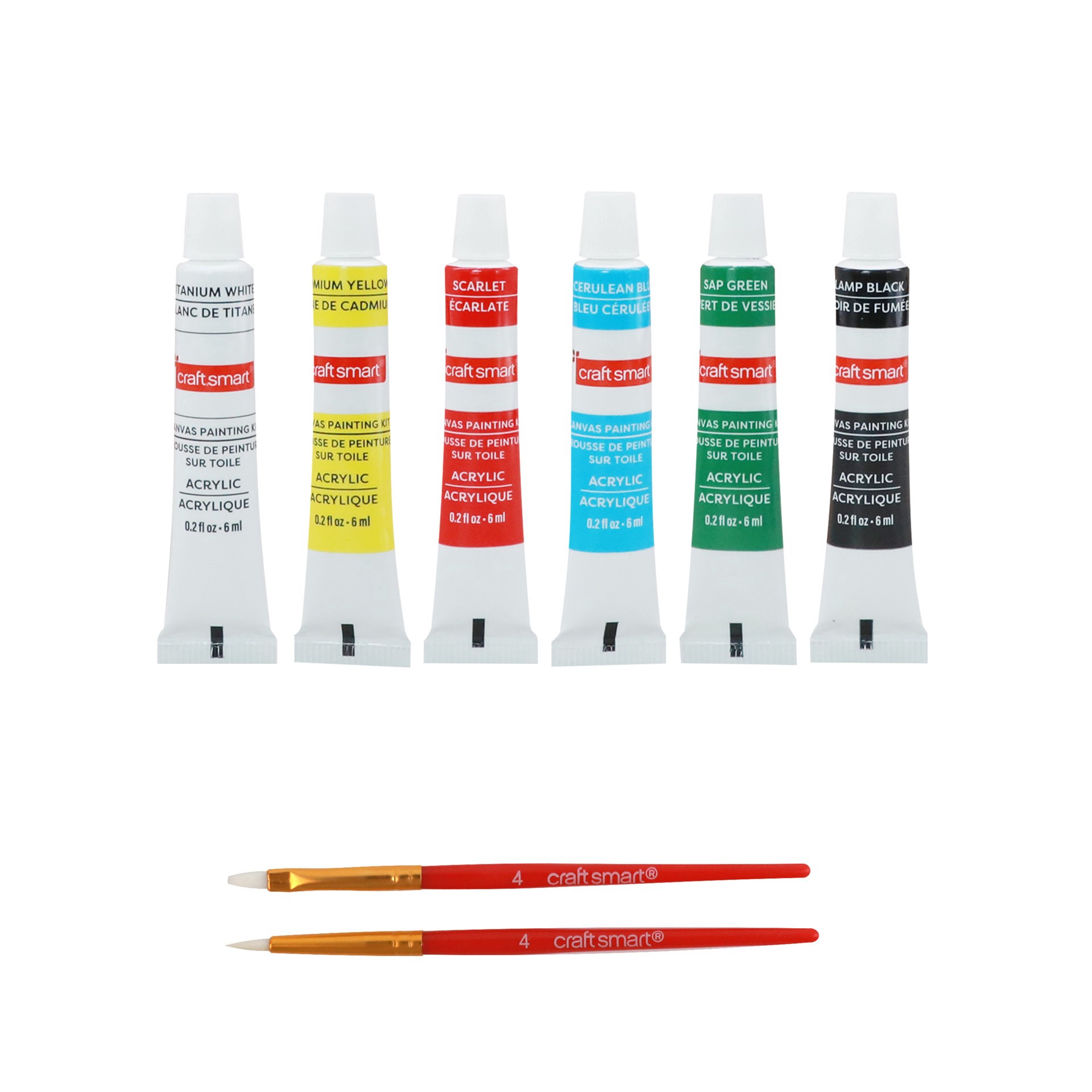 slide 7 of 8, Butterflies Mini Canvas Painting Kit By Craft Smart, 4 in x 4 in