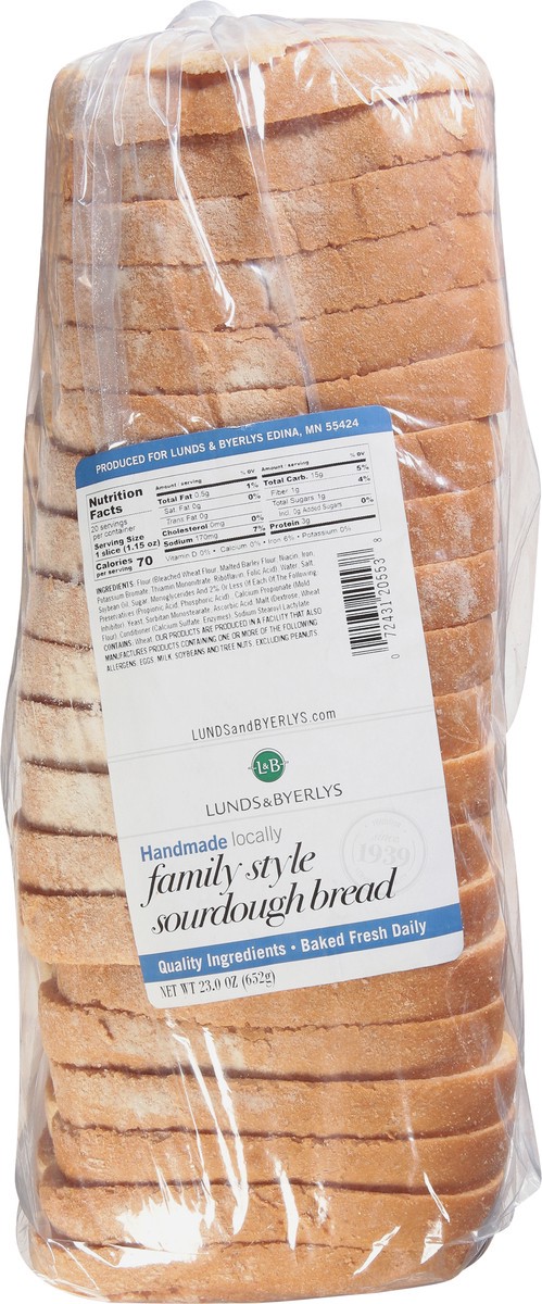 slide 6 of 9, Lunds & Byerlys Family Style Sourdough Bread 23.0 oz, 23 oz