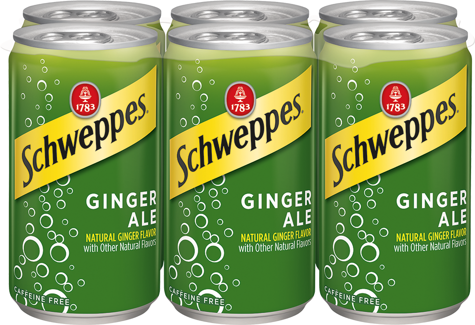 slide 1 of 3, Schweppes Ginger Ale, 6 ct
