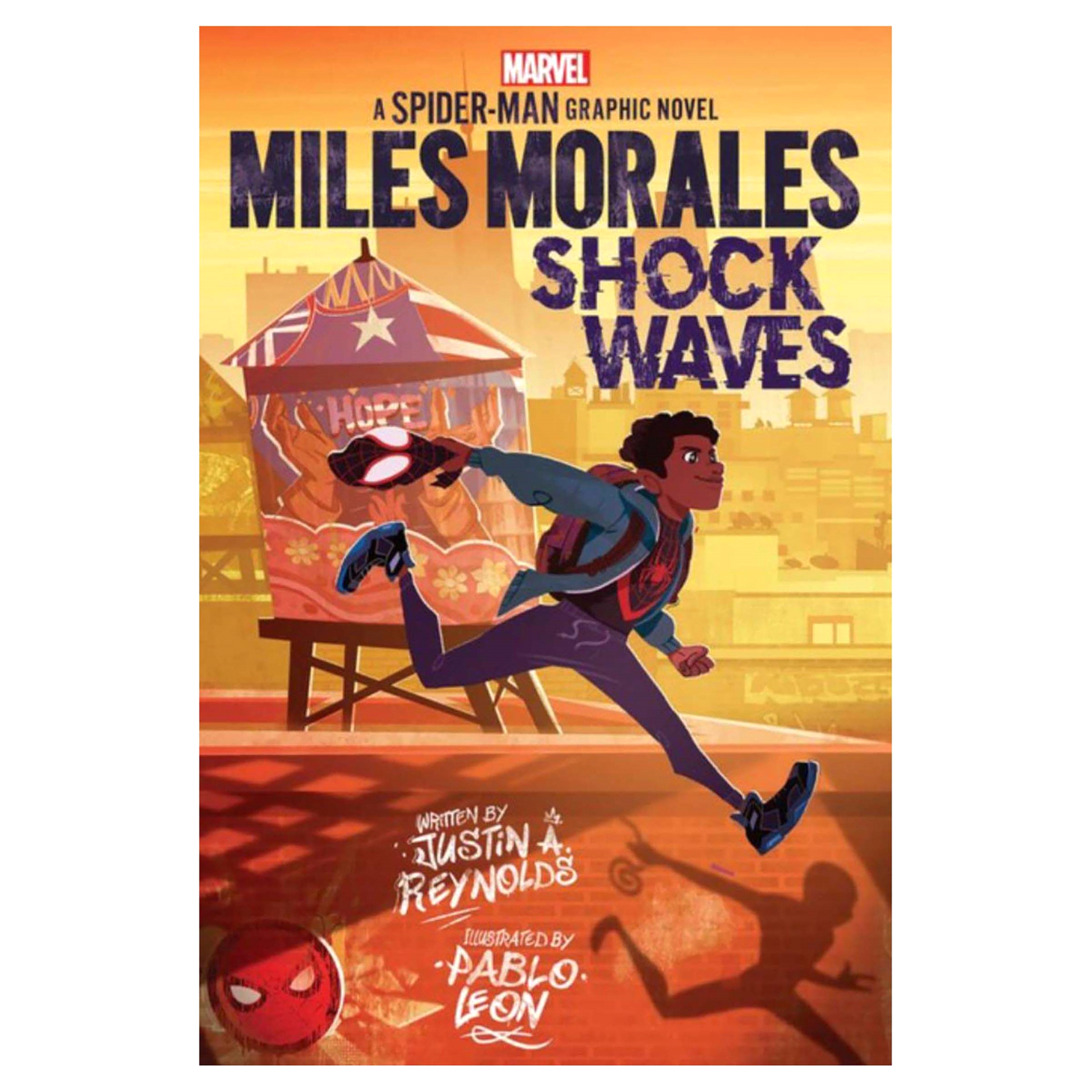 slide 1 of 1, Miles Morales: Shock Waves (Graphic Novel) By Justin A. Reynolds and Pablo Leon, 1 ct