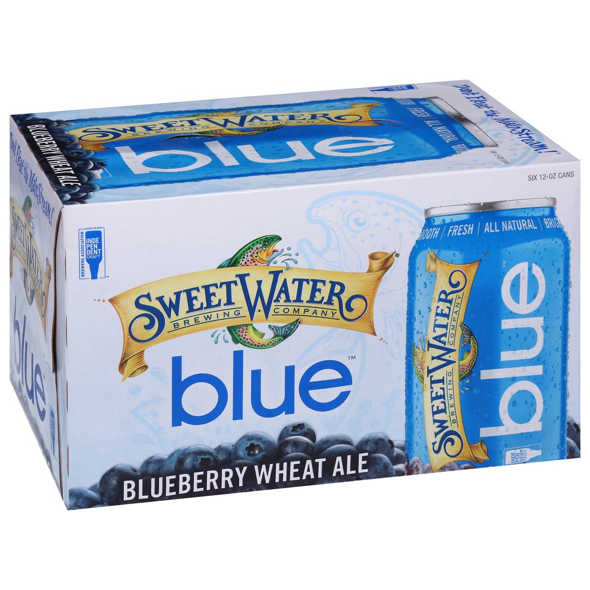 slide 8 of 9, SweetWater Brewing Company Blueberry Wheat Ale Blue Beer 6 - 12 oz Cans, 12 ct; 12 fl oz