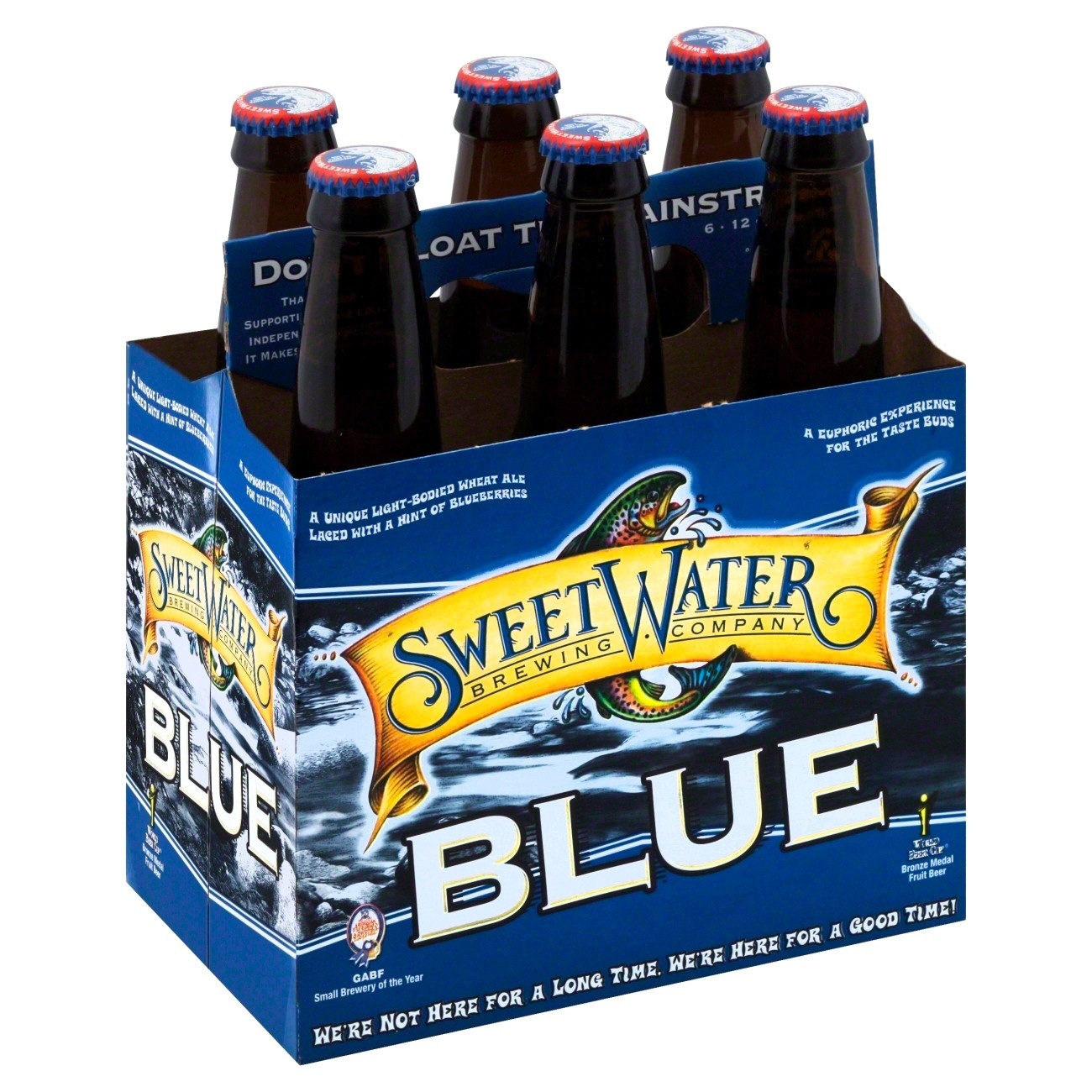 slide 1 of 1, SweetWater Brewing Company Blue Ale Bottles, 12 ct; 12 fl oz