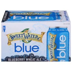 SweetWater Brewing Company Blueberry Wheat Ale Blue Beer 6 - 12 oz Cans