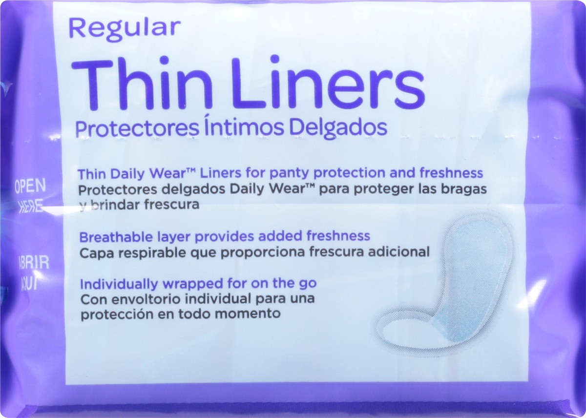 slide 6 of 20, TopCare Everyday Thin Regular Liners 60 Each, 60 ct