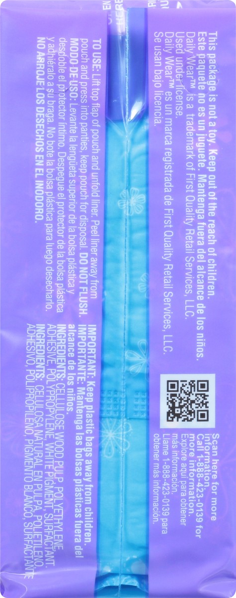 slide 10 of 20, TopCare Everyday Thin Regular Liners 60 Each, 60 ct