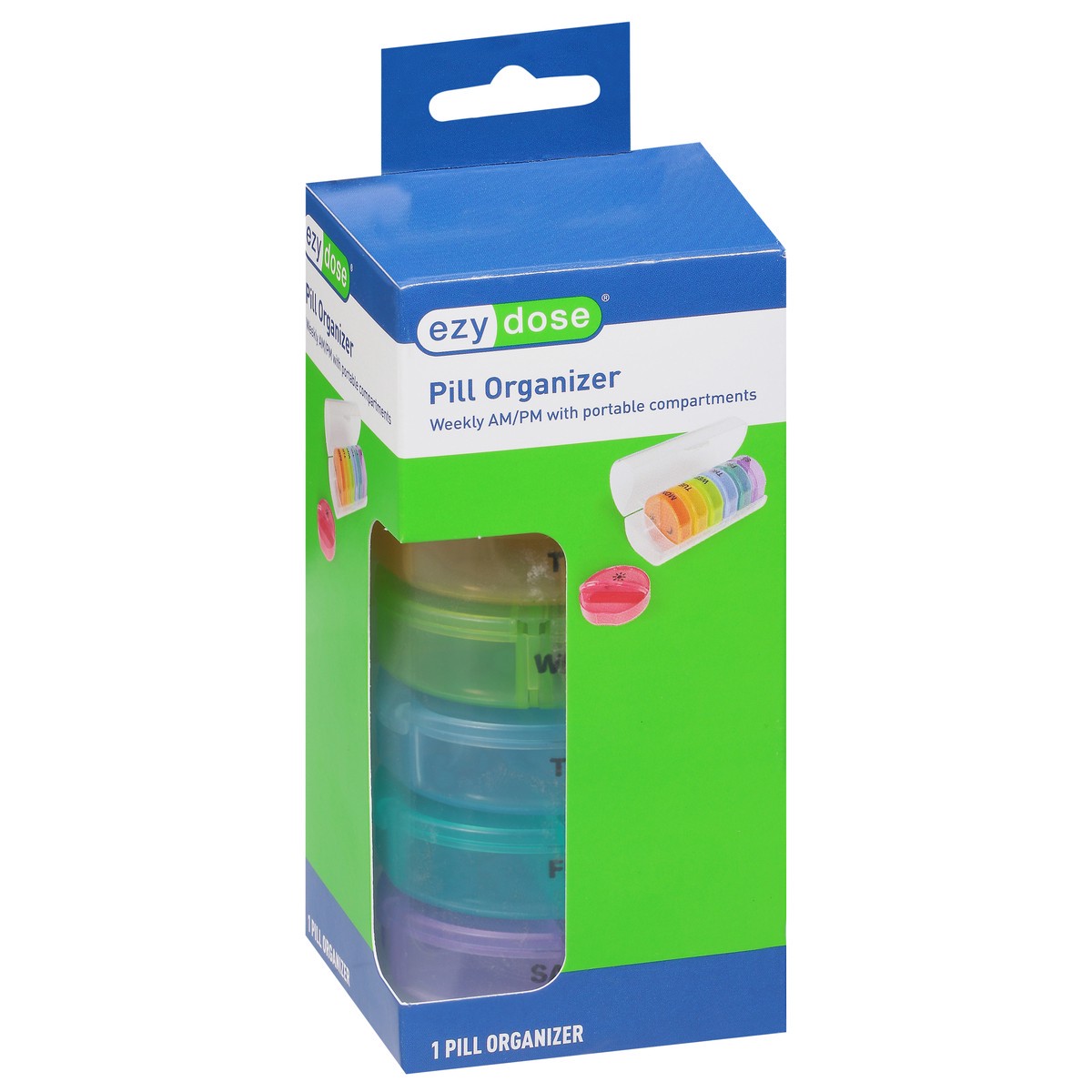 slide 3 of 11, EZY Dose Weekly AM/PM Pill Organizer 1 ea, 1 ct