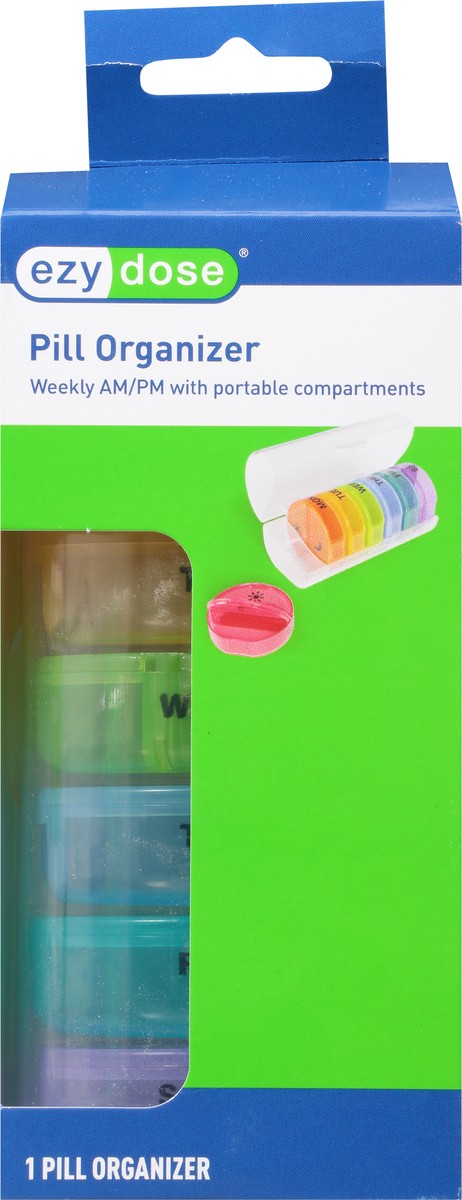 slide 8 of 11, EZY Dose Weekly AM/PM Pill Organizer 1 ea, 1 ct