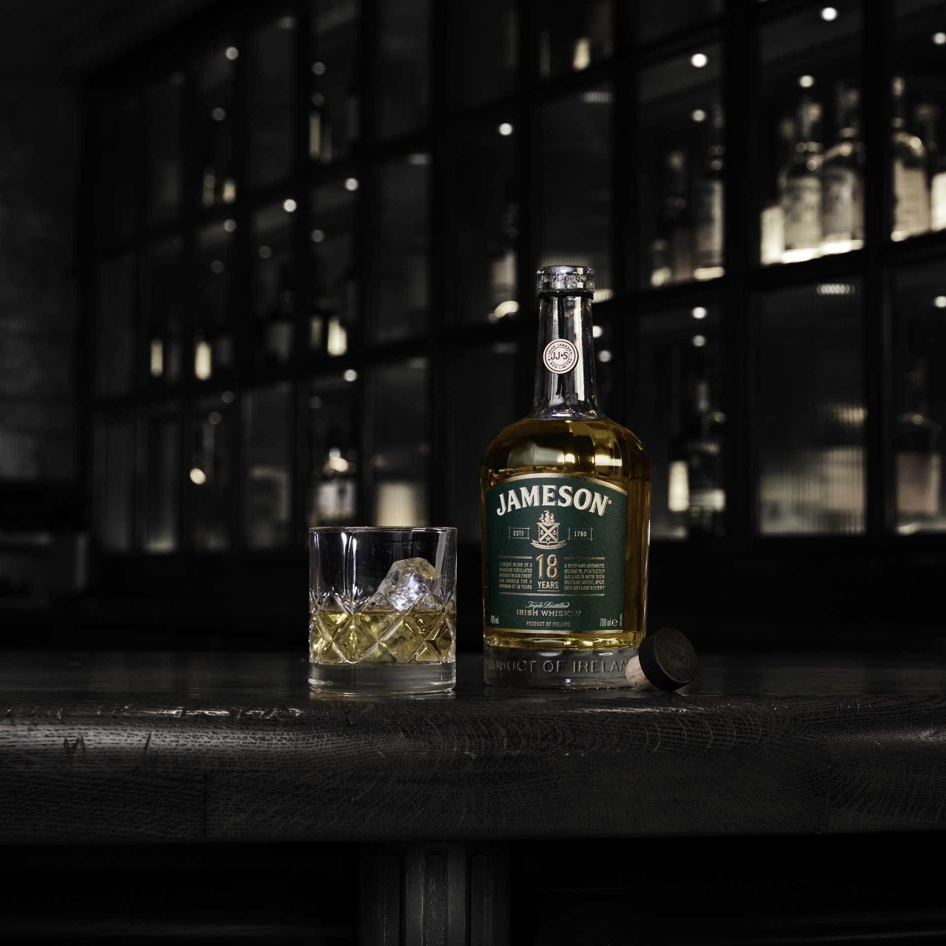 slide 4 of 5, Jameson 18 Year Old Irish Whiskey, 750 mL Bottle, 46% ABV, 750 ml