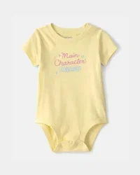 Carter's Baby "Main Character Energy" Graphic Bodysuit - Yellow - 3M