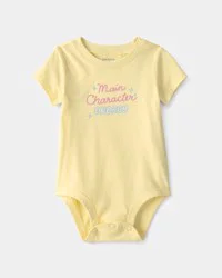 Carter's Baby "Main Character Energy" Graphic Bodysuit - Yellow - 3M