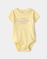 Carter's Baby "Main Character Energy" Graphic Bodysuit - Yellow - 3M