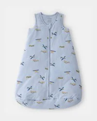 Carter's Baby Boy Plane 2-Way Zip PurelySoft Wearable Blanket - Blue XL