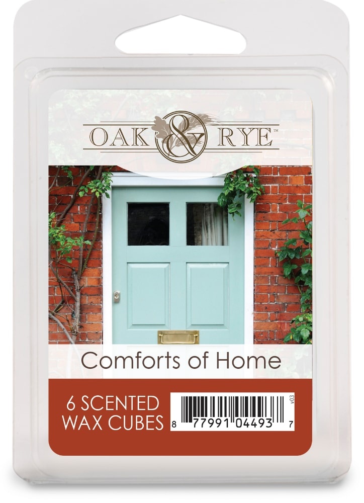 slide 1 of 1, Oak & Rye Comforts Of Home Scented Wax Cubes, 6 ct