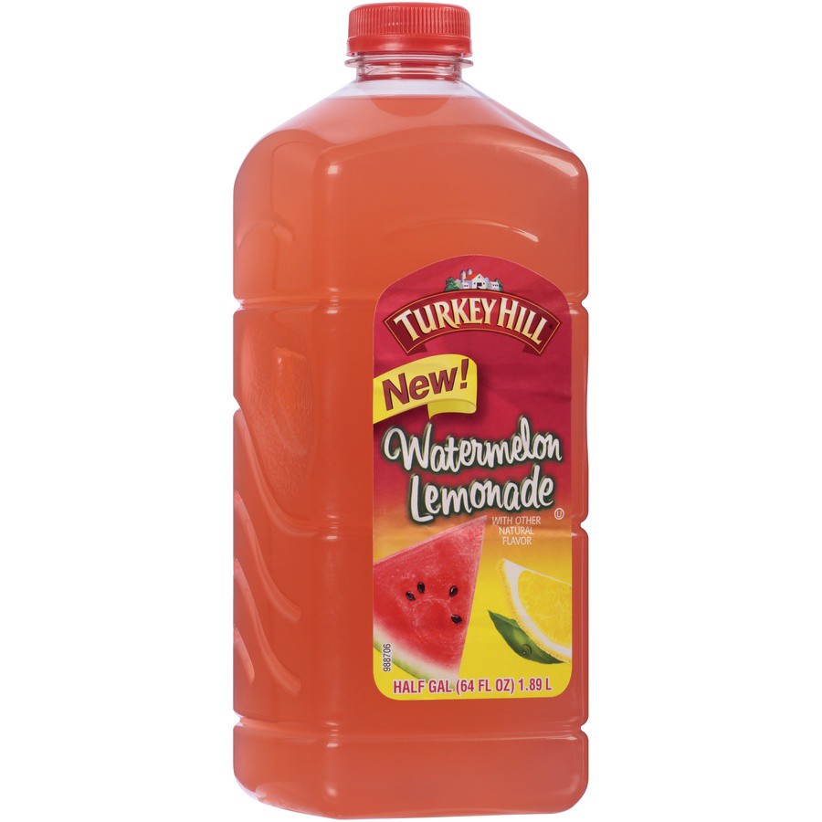 slide 4 of 8, Turkey Hill Watermelon Lemonade - 1/2 gal, 1/2 gal