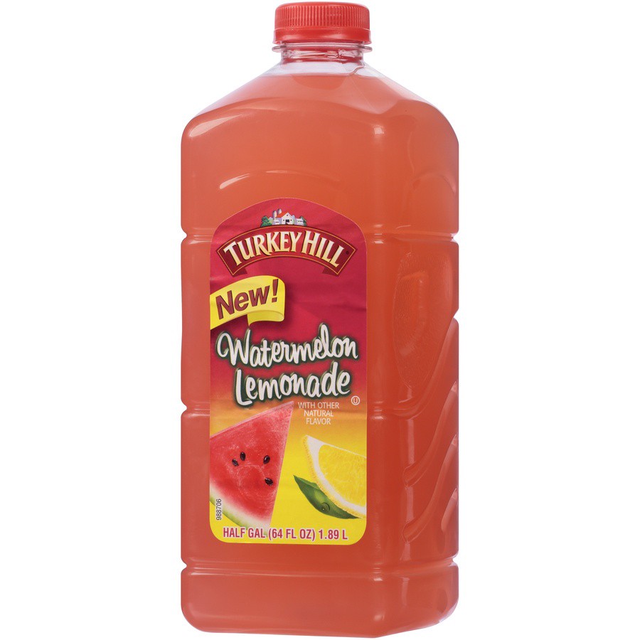 slide 6 of 8, Turkey Hill Watermelon Lemonade - 1/2 gal, 1/2 gal