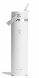Hydro Flask 24 Oz Wide Flex Straw Cap White