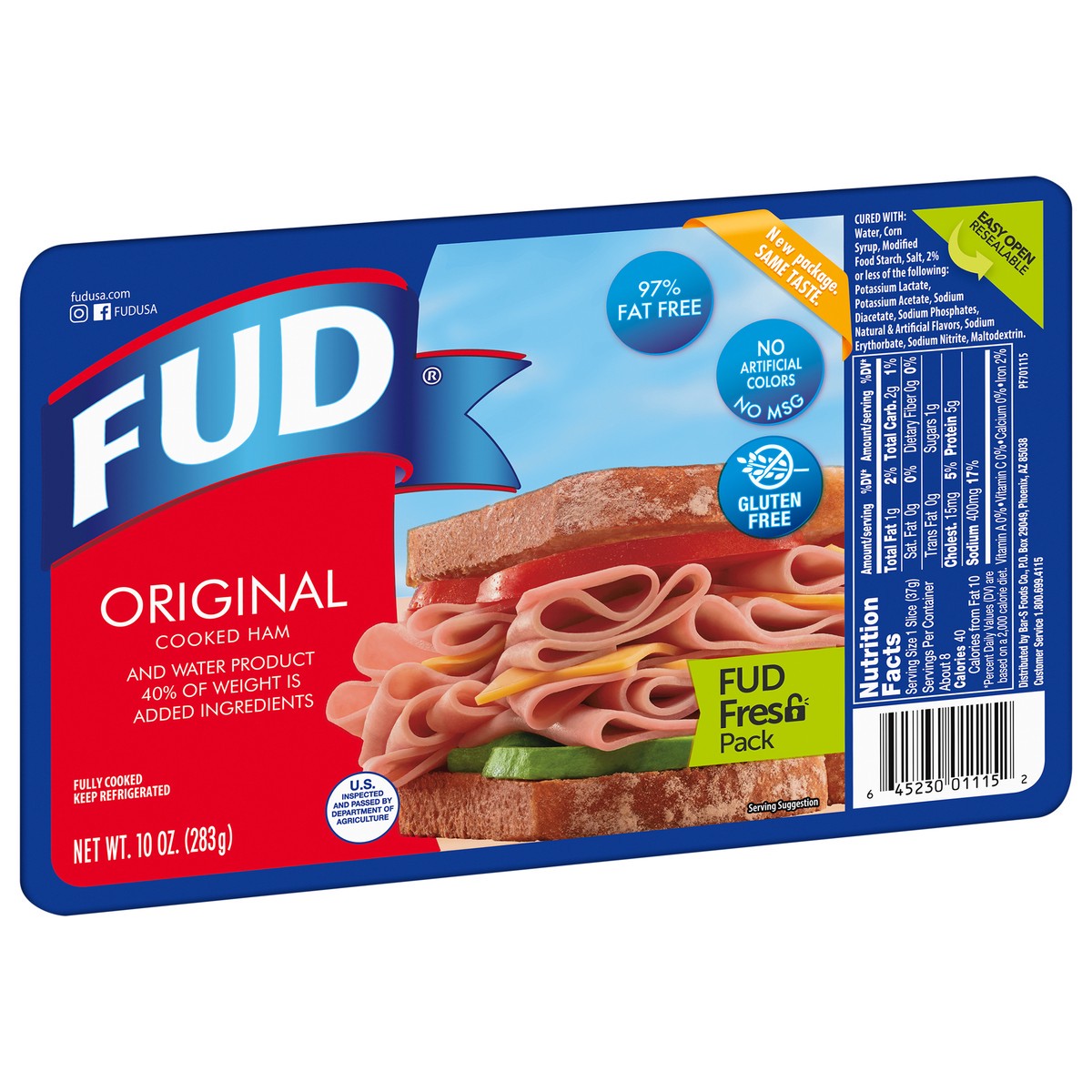 slide 2 of 9, FUD Original Ham, 10 oz