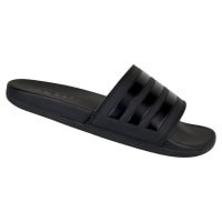slide 4 of 29, Adidas Adilette Comfort Slides, Black/Black, 8, 1 ct