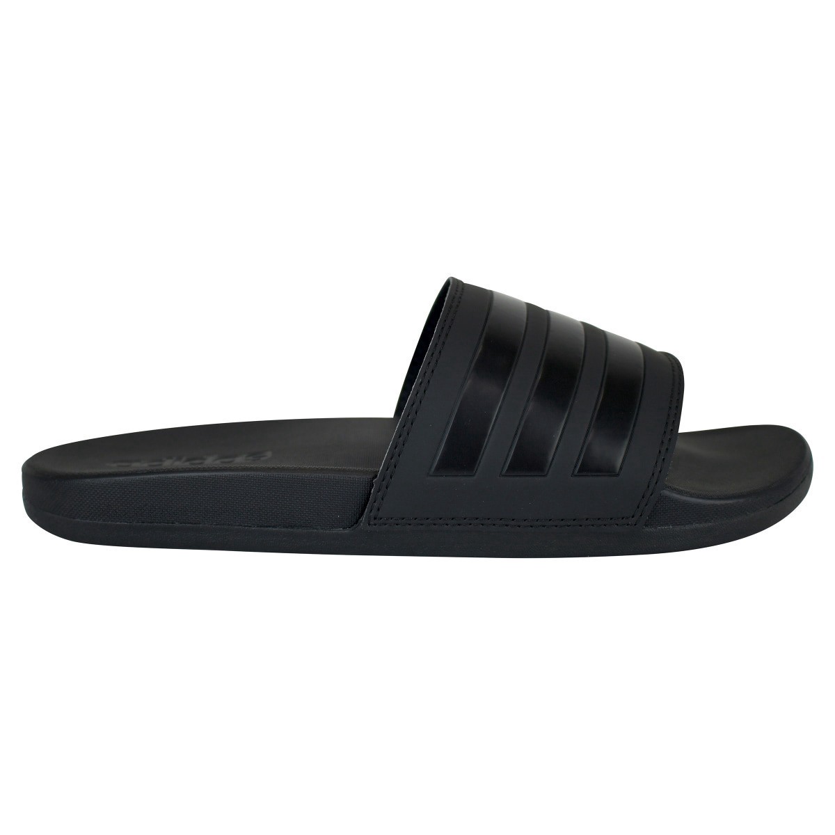 slide 9 of 29, Adidas Adilette Comfort Slides, Black/Black, 8, 1 ct