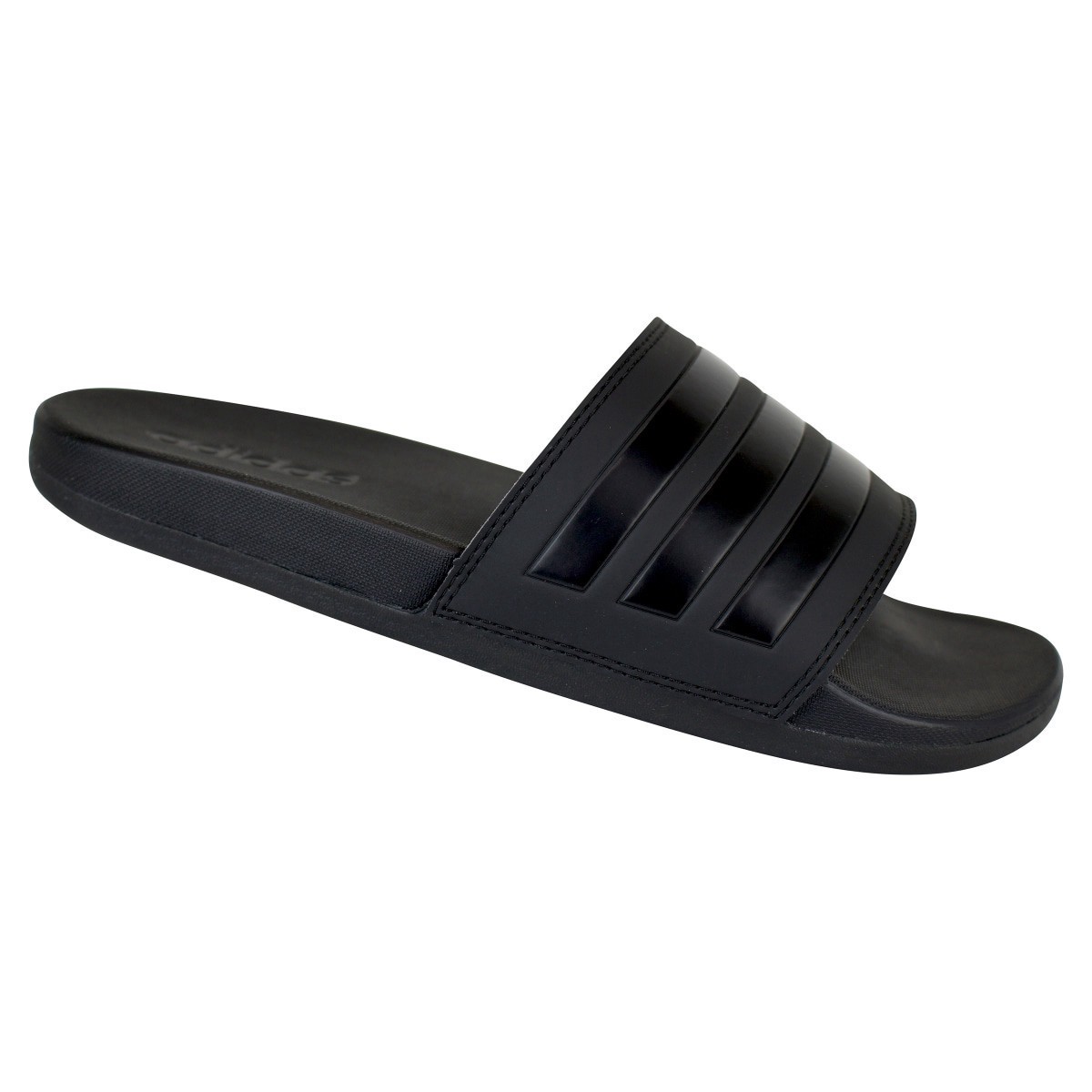 slide 22 of 29, Adidas Adilette Comfort Slides, Black/Black, 8, 1 ct