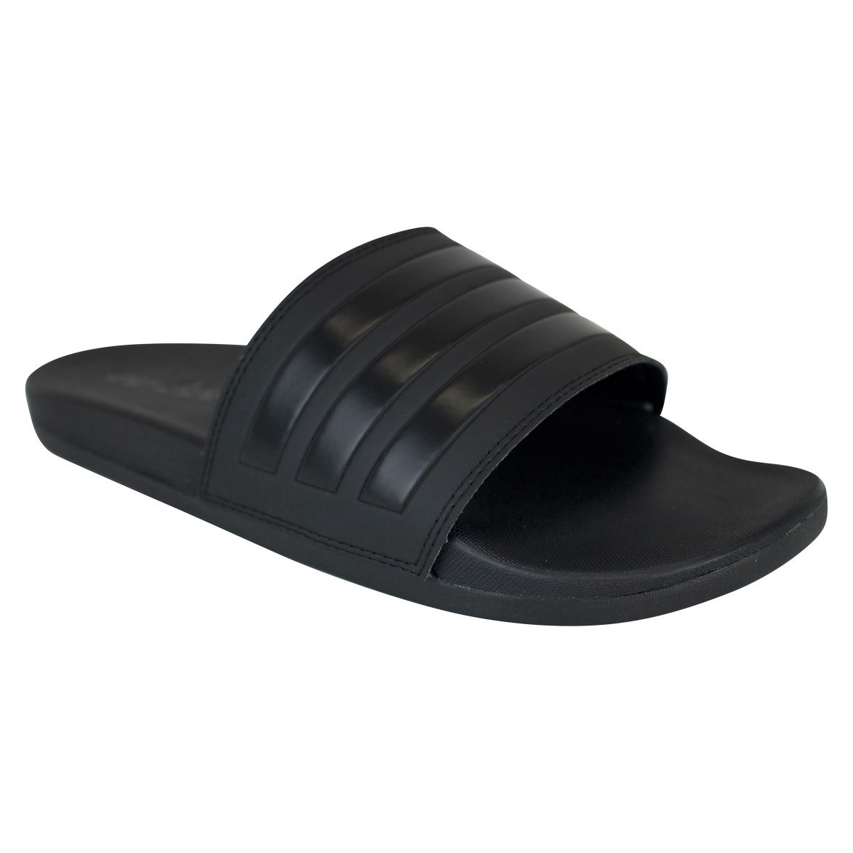 slide 1 of 29, Adidas Adilette Comfort Slides, Black/Black, 8, 1 ct