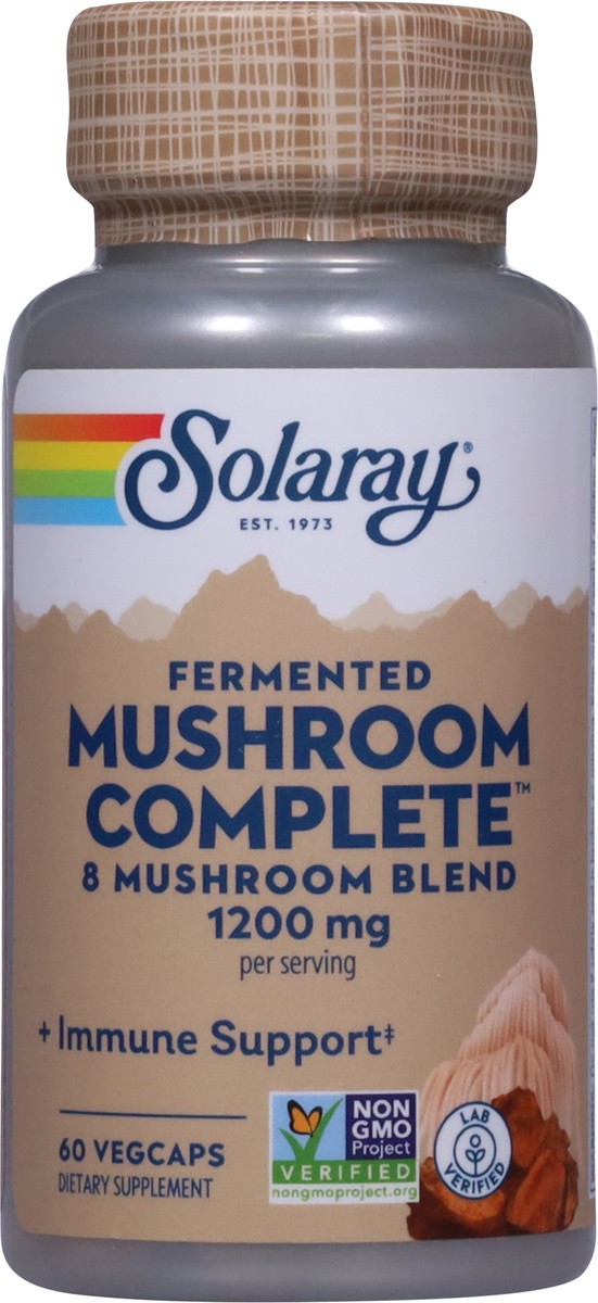 slide 9 of 14, Solaray 1200 mg Mushroom Complete 60 Vegcaps, 1 ct