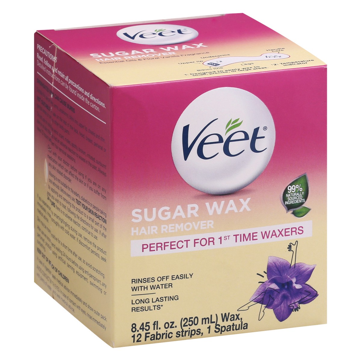 slide 11 of 13, Veet Sugar Wax 250 Ml - 8.45 Oz, 8.45 oz